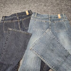 Delias Vintage Low Rise Flare Flared Leg Stretch Jeans Juniors 1 Y2K Lot of 2